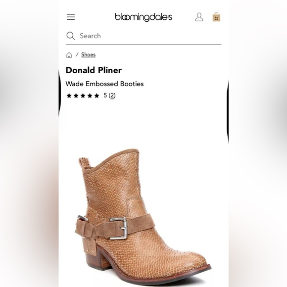 HOST PICK 🎉Donald J. Pliner Snakeskin Suede Buckle  Ankle Booties - Picture 3 of 8